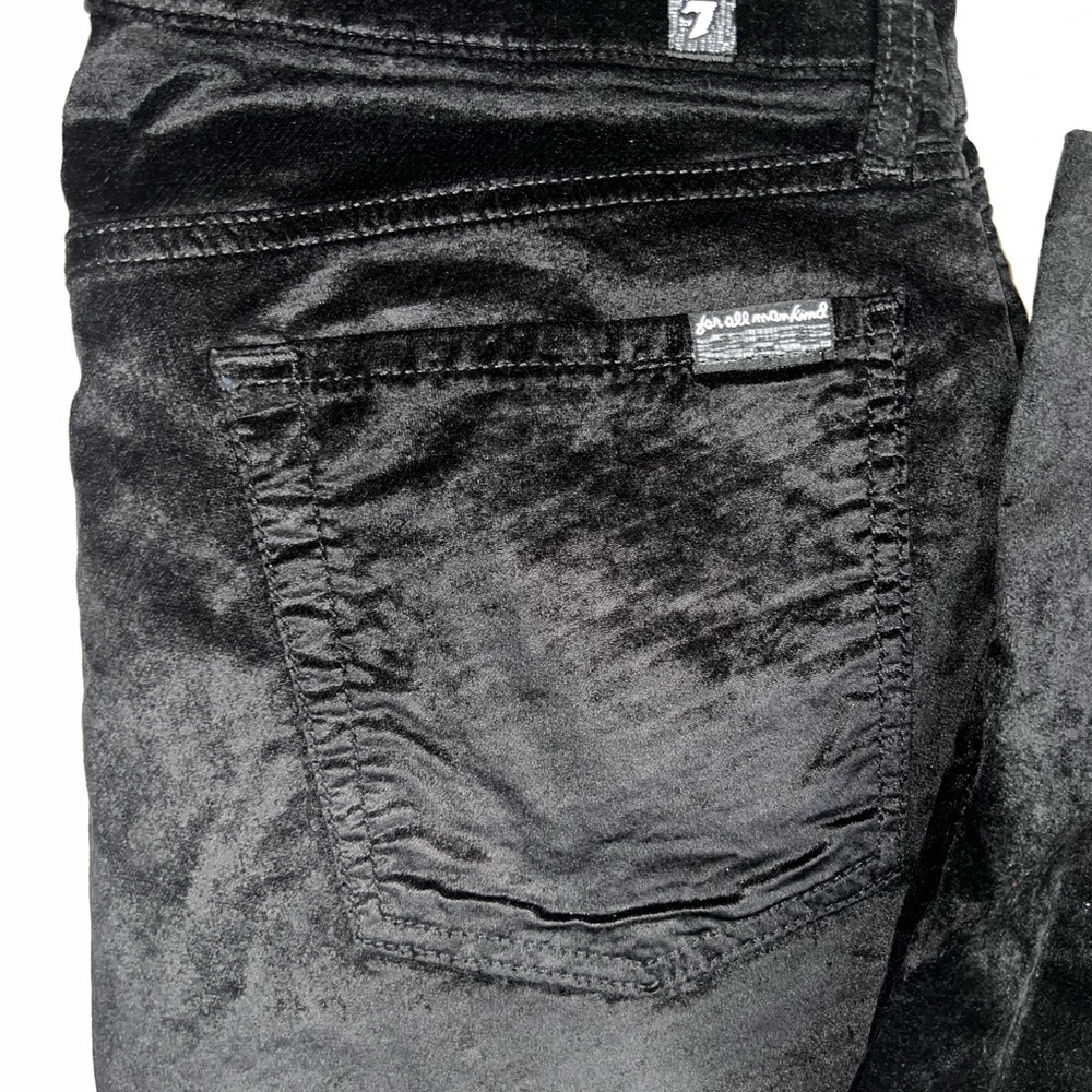Women’s 7 for all mankind 32x32 super soft bootcut corduroy like pants black